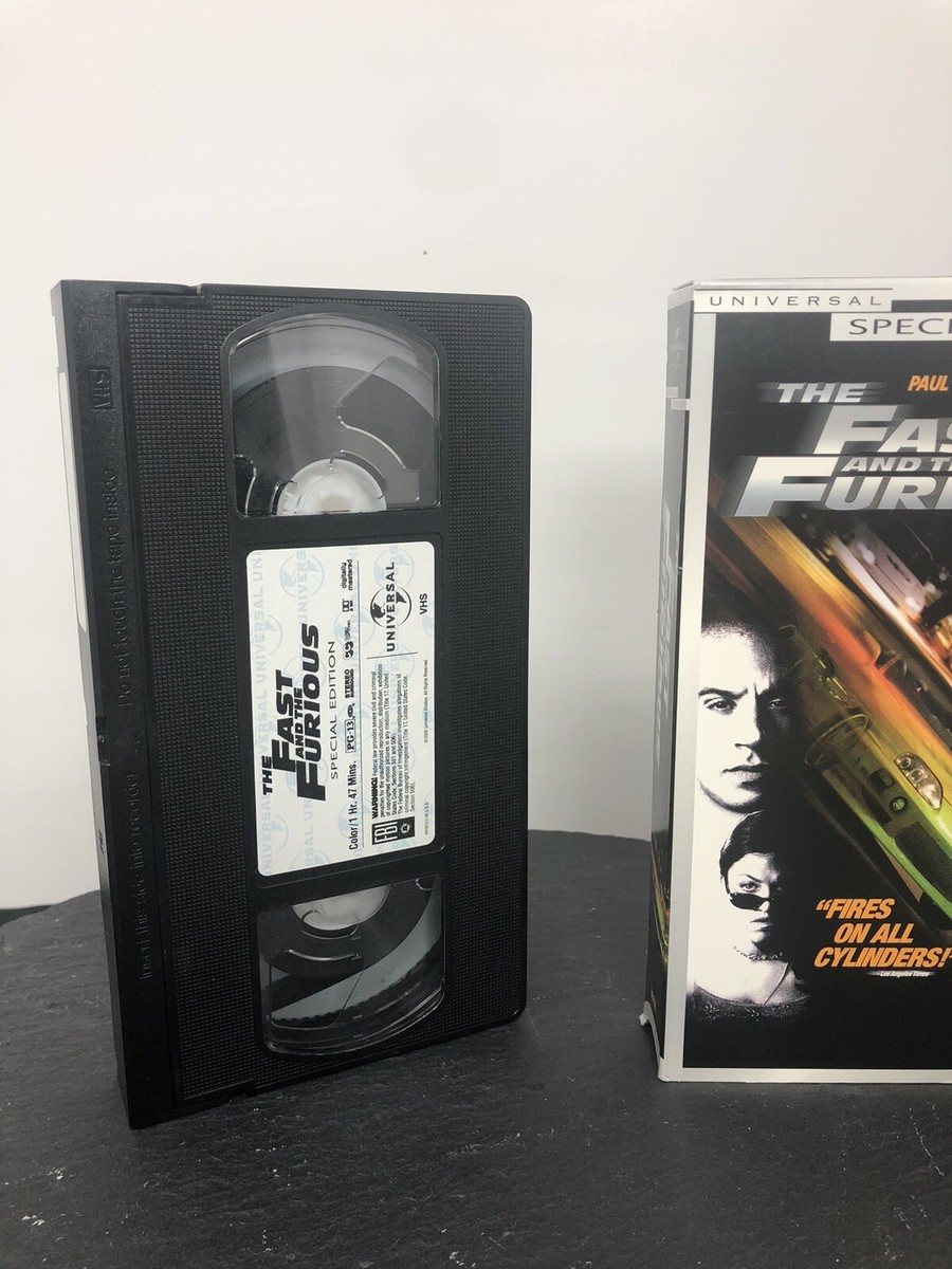 The Fast and the Furious (VHS, 2002, Special Edition