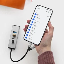 USB C Hub 10Gbps 4 Port USB 3.2 Adapter Docking Station for Laptops Tablets