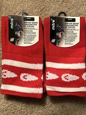 Mitre Soccer Socks, Junior-9-2, Lot of 2 Pair-NEW-FREE SHIPPING