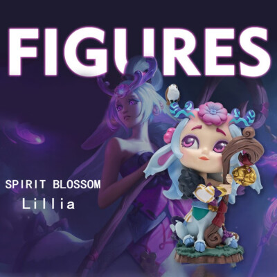 100% Origin Official League of Legends LOL Lillia SPIRIT BLOSSOM Figure Model