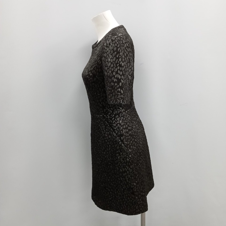 Whistles Shift Dress UK 10 Black Silver Occasion RMF23RP eBay