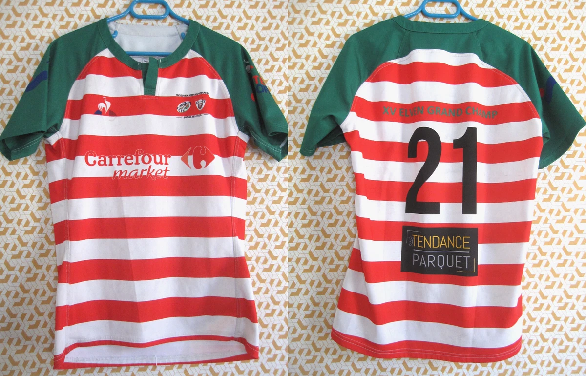 Maillot Eleven Grand Champ Moreac Rugby Porté #19 jeune Le Coq Sportif - L