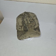 Vtg Camo Hunting Hat w Ear Flaps Made In USA Realtree Lined