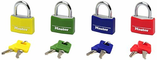 Master Lock 9141EURDCOL Lucchetto Alluminio 40mm Arco Acciaio cementato (E1U)