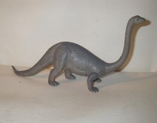 GREY LONG NECKED BRONTOSAURUS DINOSAUR FIGURE