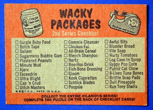 1973 Topps WACKY PACKAGES SERIES 2 Stickers/Cards (U-Pick - Compete Your Set!) - Picture 50 of 96