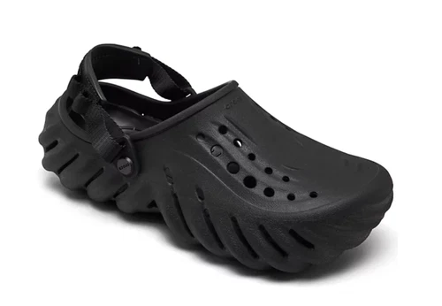 HOT DEAL! Crocs Men's & Women's Echo Clog, Black - Fast Ship