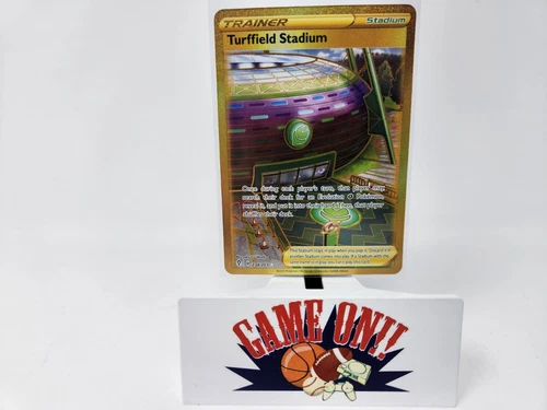 Pokemon Turffield Stadium 234/203 Evolving Skies Gold Secret Rare