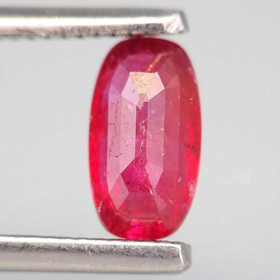 SHOLA Echt GLC Zertifiziert 1,08 Ct Natürlicher Unbehandelt Rot Rubin Mosambik - Bild 4 von 4