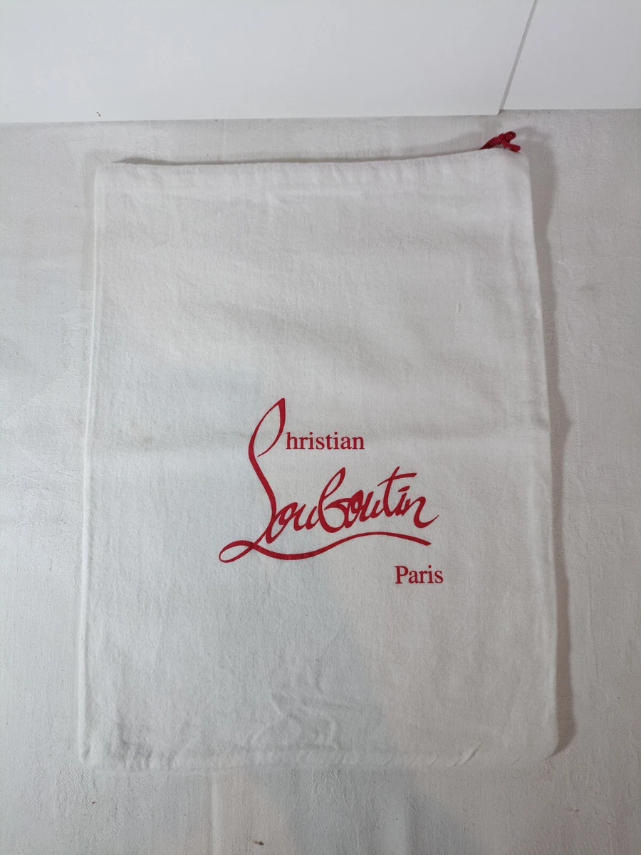 Louboutin shoe shop dust bag