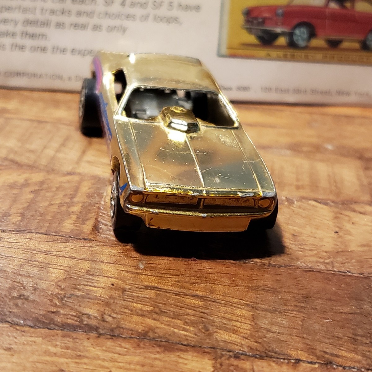 Hot Wheels Gold Space Cop Serie Originale 1977, 1:64 Die-cast, Edizione Hong Kong - Foto 2