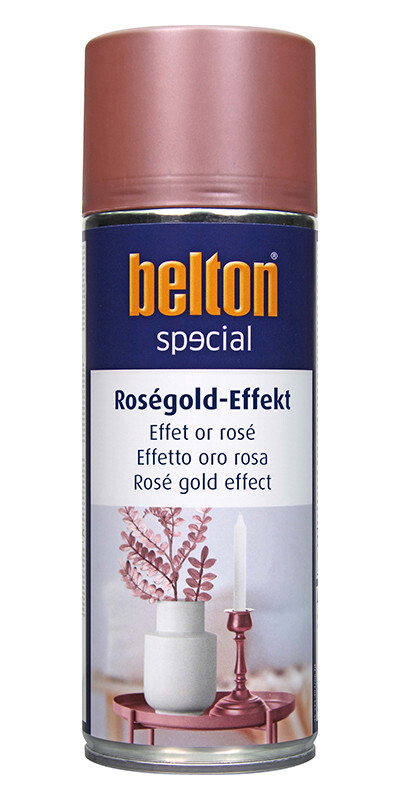 Belton Special Rose Gold Effect Spray Paint - Weather Resistant - 400ml Can