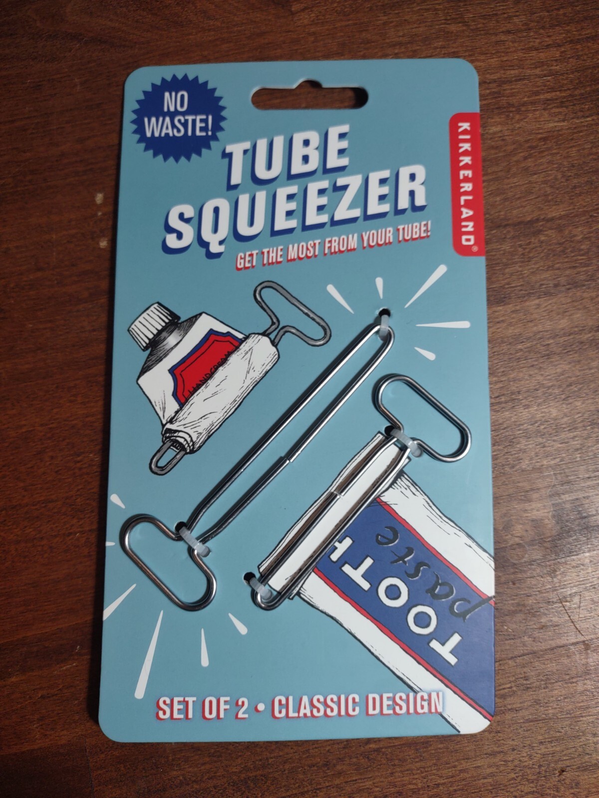 Kikkerland Toothpaste Tube Stainless Steal Squeezer New Unused Set Of 2 eBay
