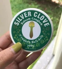5 Packs BALI SILVER CLOVE BALSAM BALM CENGKEH RUB  ORIGINAL BALINESE CLOVE