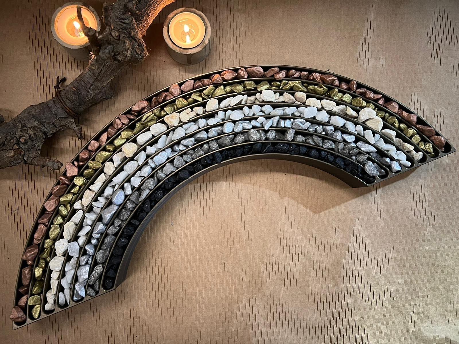 Grabschmuck Regenbogen mit Personalisierung