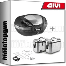 GIVI CASE V47NT + SUITCASES TREKKER DOLOMITES DLMK36A HONDA NC 700 X 2013 13