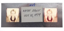 Vintage Stereo realist slide- Kathy Stout PORTRAIT Oct. 15, 1979 Don't know more