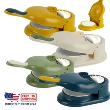 2 In 1 DIY Dumpling Maker Dumpling Skin Press Dough Presser Mold Handle Tool NEW