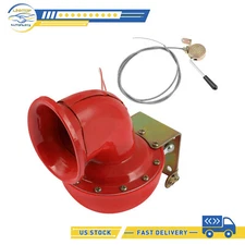Red Electric Horn 115DB 12V Fits for SUV Boat Motorcycle Truck Car Boat Horn new