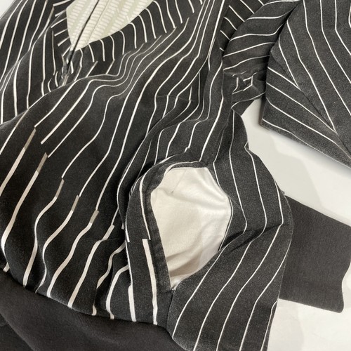 Jack Skellington Hoodie Youth M Black Stripes The Nightmare Before Christmas - Picture 21 of 22