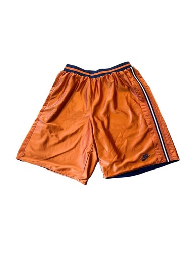 Nike Men's Supreme Vintage Reversible Orange and Navy Athletic Shorts Size XL - Picture 7 of 11