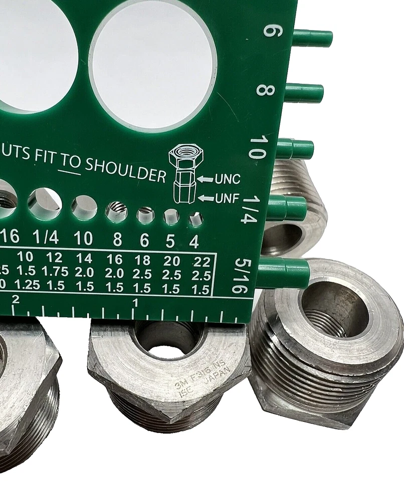 (Pack of 6) NPT 3M Hex Bushing Stainless Steel F316, 1" x 3/8" **Free Shipping** - Image 2 of 4