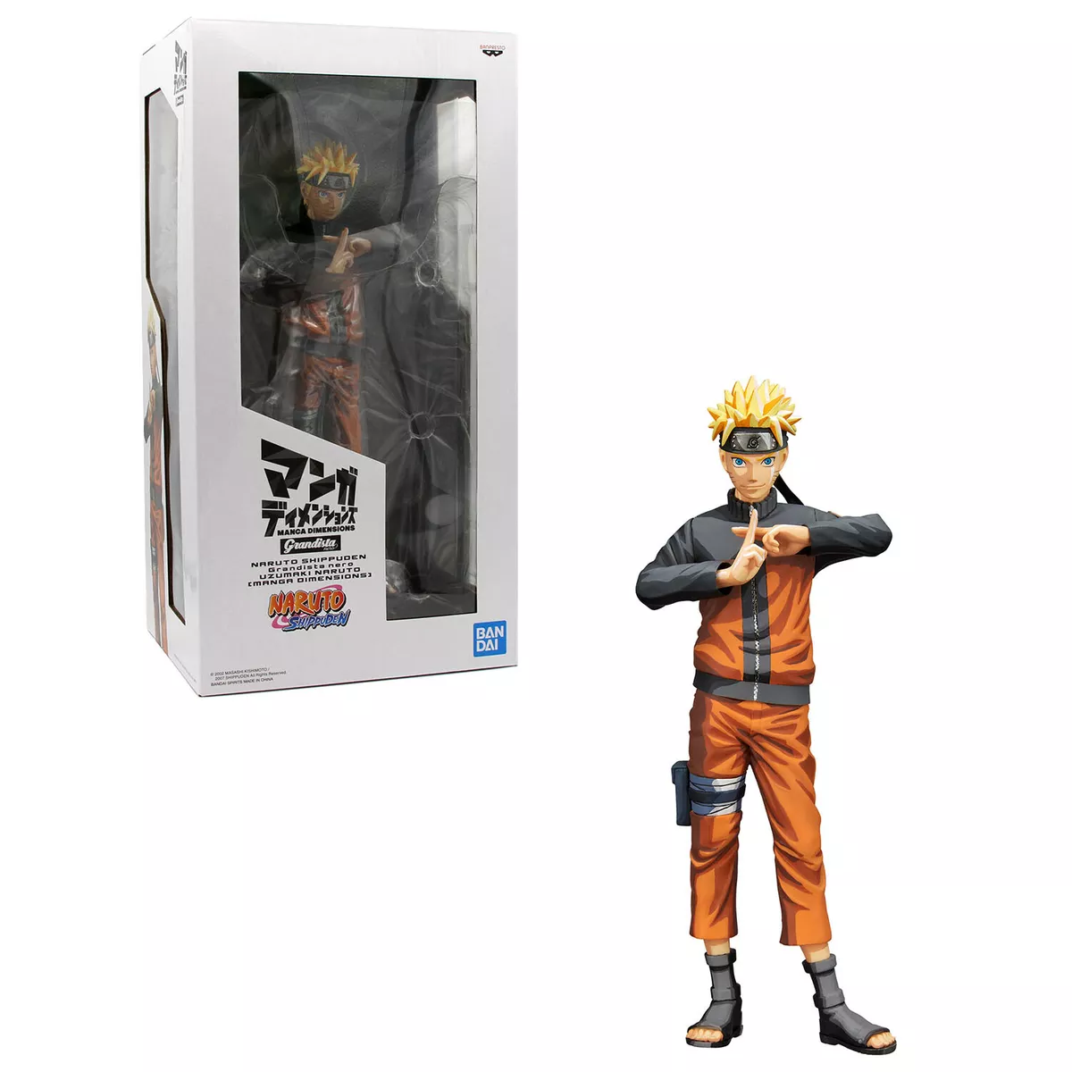 Official NARUTO UZUMAKI Naruto Grandista Manga Dimensions Figure Banpresto