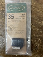Weaver #35 scope mount base. Fits Remington, Howa & more. Made In USA