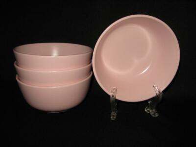 IKEA DINERA LIGHT PINK CEREAL BOWLS FOUR
