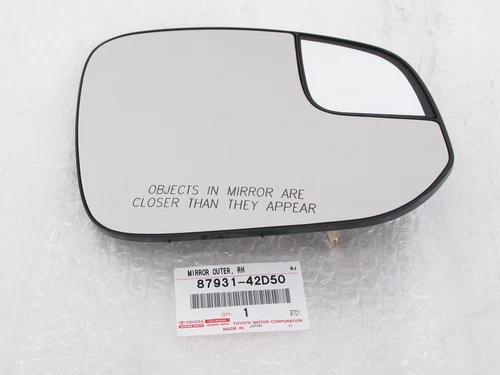 Genuine OEM Toyota 87931-42D50 Heated Passenger Side Mirror Glass 2016-2018 RAV4