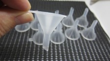 10 pcs Tiny Plastic Mini Funnel For Perfume Diffuser Liquid Oil Funnels