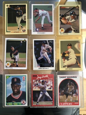Misc Baseball Cards   9 Total As Shown
