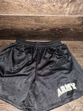 Fit 2 Win Army Athletic Shirts Womens 2XL XXL Black Mesh Training Made In USA
