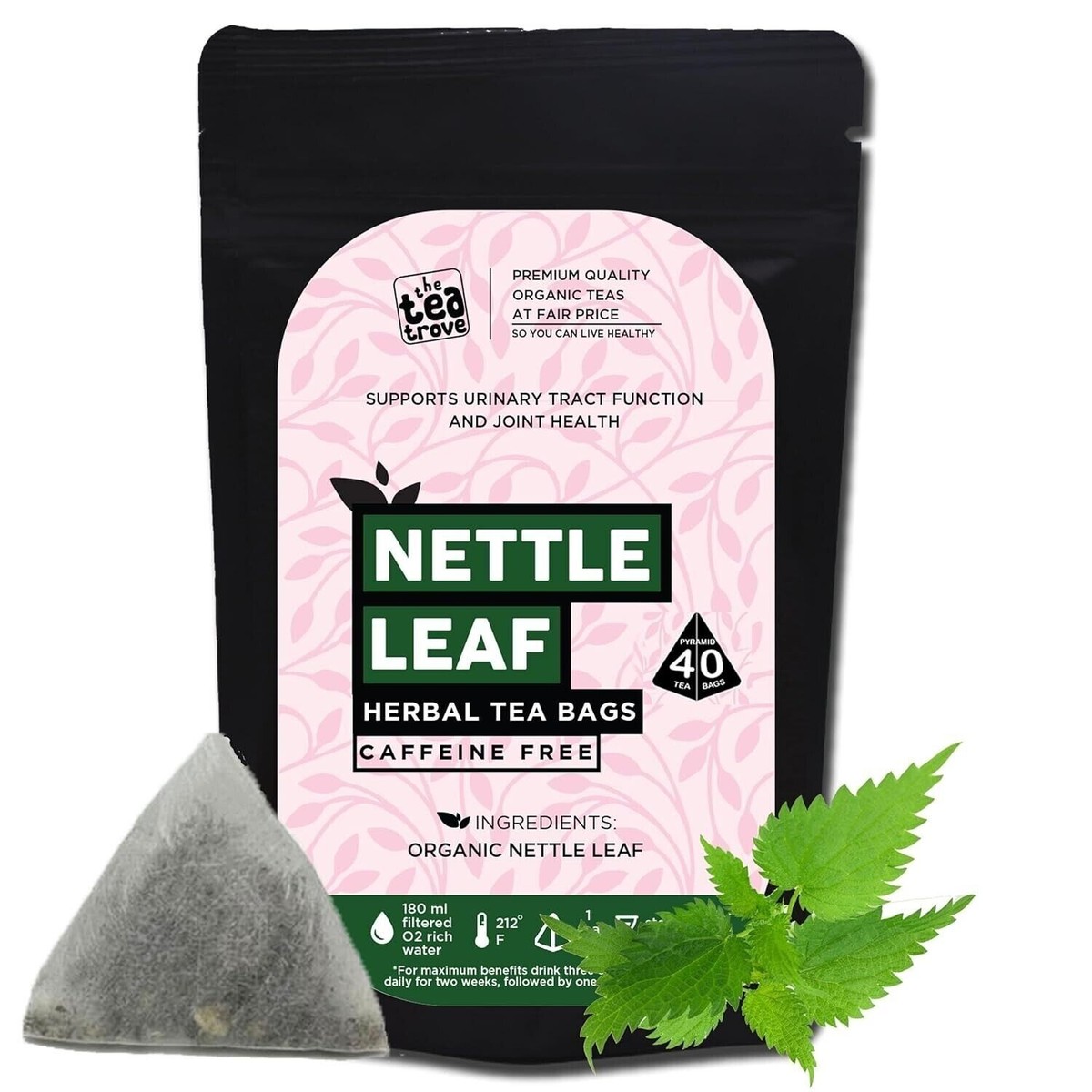 Herbaria - Stinging Nettle Leaf Tea, 25 Count - Goodness Me