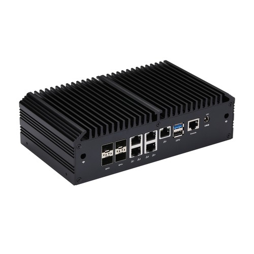 Qotom Powerful Fanless Soft Routing - Atom C3758R AES-NI, 5X 2.5G LAN, 4X 10GbE - Picture 6 of 7