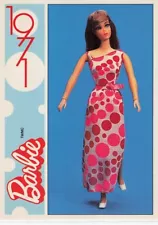 1991 Action/Panini Another First For Barbie 1971 #59 Live Action Barbie