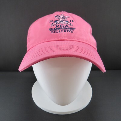 2018 PGA Championship Bellerive Adjustable Women's Hat Pink