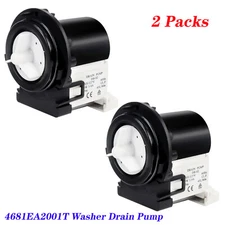 2packs 4681EA2001T Washer Drain Pump Replacement AP5328388 4681EA1007G Kenmore