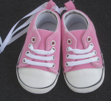 First Steps Pink Baby Infant Classic Canvas S...