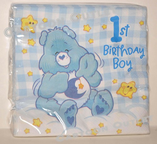 Carebears Napkins 1st Birthday Small Dessert Napkins Party Supplies Boys - 第 5/6 張圖片