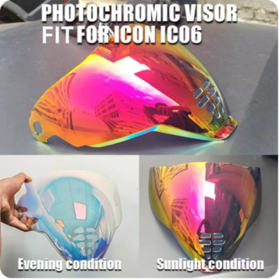 icon airflite helmet red visor Airform Resurgent Motorcycle - / 55-56cm free view of your prey Airflite Helmet - Crosslink Red