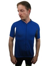 Nike Sphere Cycling Jersey Mens Large Blue Half Zip Dri-FIT Biker Athletic Shirt
