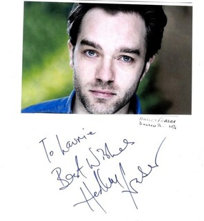 Hadley Fraser vintage signed page Gentleman Jack
