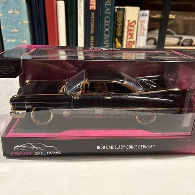 Jada Pink Slips 1/24 Black/Gold 1959 Cadillac Coupe Deville VERY HARD TO FIND!!!