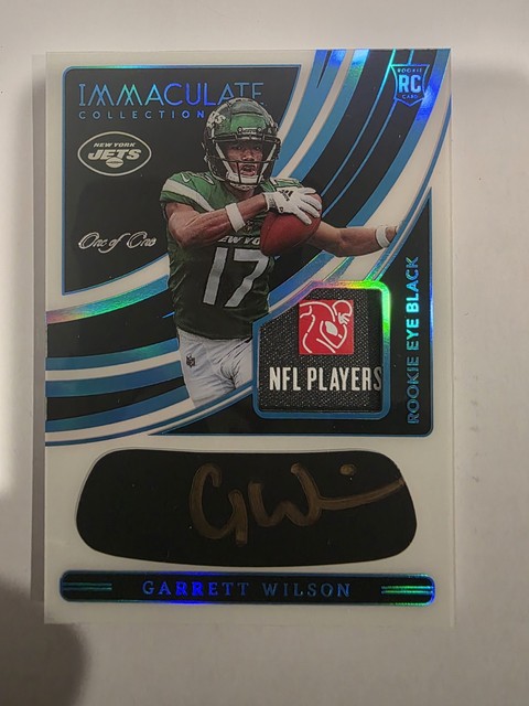 Garrett Wilson Rpa 1/1 Rookie Auto Immaculate Nfl New York Jets