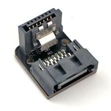 Right Angle SATA 7 Pin Female Male Adapter 90 Degree Connector 6Gb/s Type A
