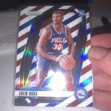 2024-25 Panini Prizm Adem Bona #267 Red White Blue Prizm (RC)