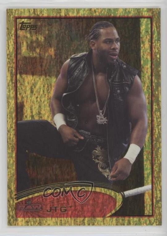 2012 Topps WWE Gold JTG #21 0w6
