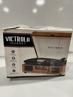 Victrola VSC 550BT BRW Vintage Bluetooth Turntable with Speakers Brown