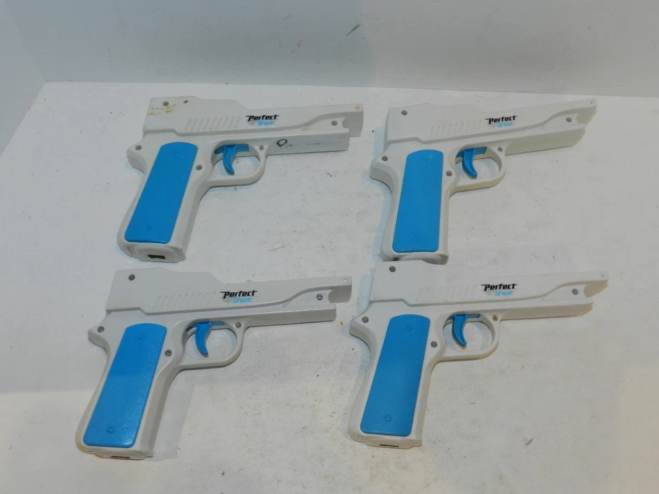 Lot of 4 Nyko Perfect Shot Gun (87030) Video Games Controller Wii system x4 - Image 2 of 2